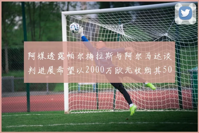阿媒透露帕尔梅拉斯与阿尔马达谈判进展希望以2000万欧元收购其50所有权