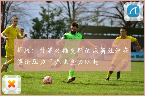 蒂格：外界对福克斯的误解让他在舆论压力下无法全力以赴