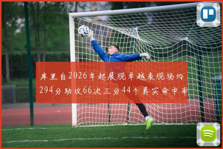 库里自2026年起展现卓越表现场均294分助攻66次三分44个真实命中率高达637
